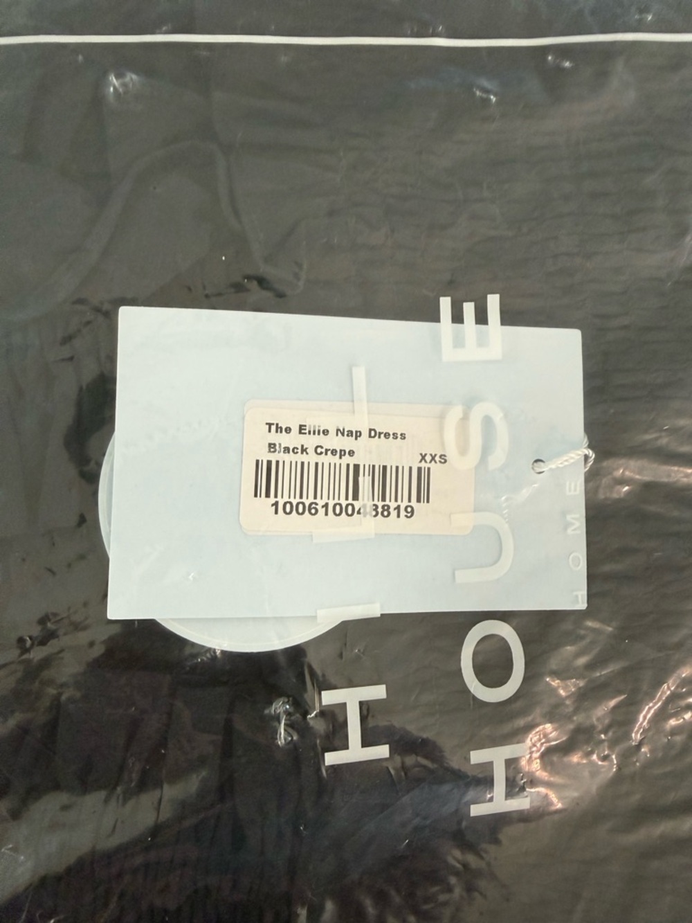Hill house home Ellie Nap dress in Black Crepe. Size XXS NWT - Picture 2 of 4